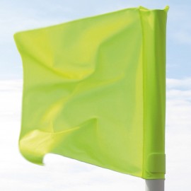 Hoekvlag, geel polyester 30mm