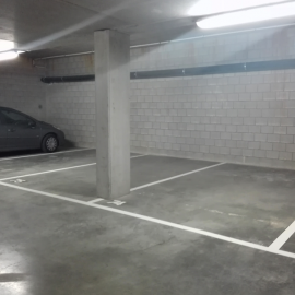 Thermoplast parkingbelijning in Opglabbeek - afbeelding