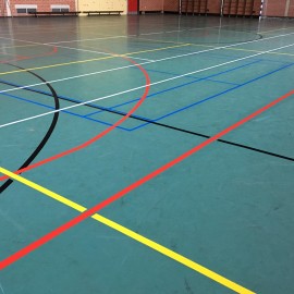 Sporthalbelijningen in de kijker! - afbeelding