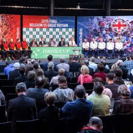 Davis Cup Finale 2015 in Gent - afbeelding