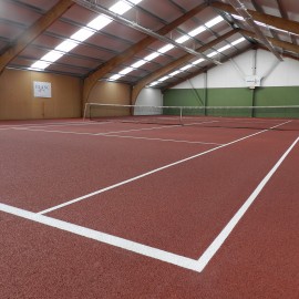 Rubberen Techtenn tenniscourts bij Apollo 10 - afbeelding