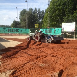 Renovatie van gravelcourt bij TC de Alk - afbeelding