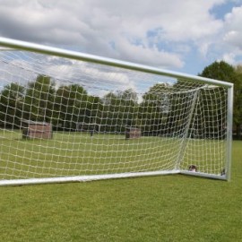 Voetbaldoel dmtr118,5mm, verpl. gelast met netplaatjes, draagbeugel en 2 wielen