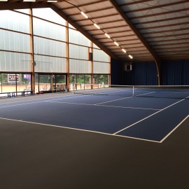 Aanleg hardcourt tennis terreinen bij TC De Witte Duivels - afbeelding