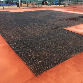 Renovatie van allweather courts bij TC Forest Hills - afbeelding