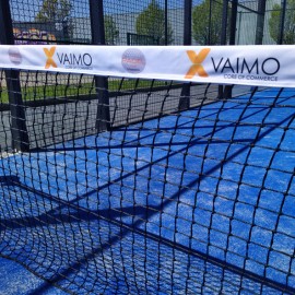 Padelnet polyester bovenband