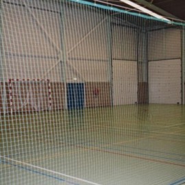 afschermnet knooploos | 40x3m | wit | Maas 45mm | draaddikte 2.3mm