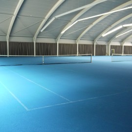 Kunstgravel tennisterreinen bij TC De Krekel - afbeelding