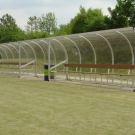 Aberdeen; Dug-out volledig gelast 7 mtr.