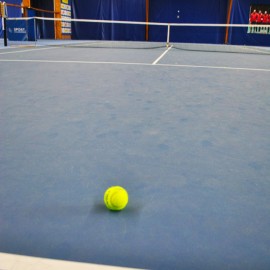 Renovatie | Indoor hardcourt Proflex | Tennis Vlaanderen - afbeelding