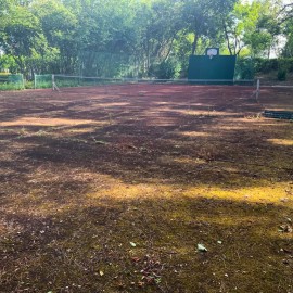 Renovatie | Rubberen tennisveld | Amerikaanse ambassade - afbeelding