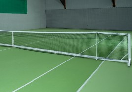 Tennisnetinstallatie