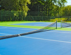 Aanleg van hardcourt terreinen bij Tennis Vlaanderen