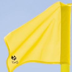 Hoekvlag, geel 50 mm